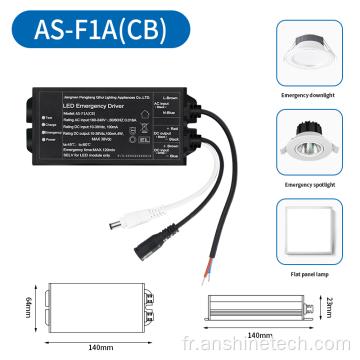 Batterie de charge au lithium de secours menée de longue durée
